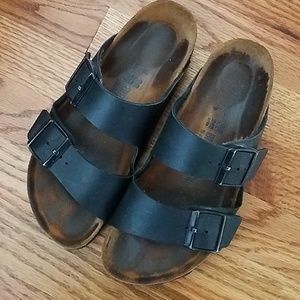 Black birkenstocks